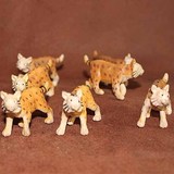 safari美国正品仿真动物模型玩具 塑胶仿真野生动物 山猫