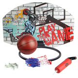 儿童室内篮筐悬挂式篮球框宝宝大号篮球框家用投篮框玩具配送皮球