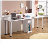 特价单人双人电脑桌简约现代台式加长办公桌家用组合电脑桌