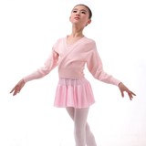 儿童舞蹈毛衣披肩练功针织小外套 女童芭蕾舞蹈服披肩外套