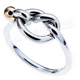 【天津现货】美国购买Tiffany蒂凡尼 Love Knot爱之结925纯银戒指
