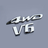 2015丰田汉兰达V6 4WD车标汉兰达尾箱四驱标改装新品汽车车标车贴