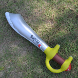 新款充气儿童玩具 充气宝刀 宝剑 充气兵器 海盗刀 活动道具