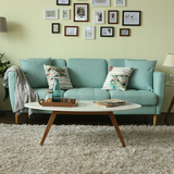 北欧简约小户型可拆洗布艺沙发 单人双人三人小沙发 休闲布艺沙发