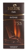 瑞士品牌   HEIDI赫蒂浓黑巧克力 75%特黑巧克力 罗马尼亚进口80g
