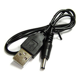 USB转DC3.5mm充电线 5V小音响 HUB集线器供电线 路由交换机充电线