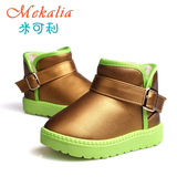 2015年冬装 韩版儿童小童女童鞋子保暖童棉鞋宝宝婴幼儿防雨水