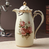 茶壶陶瓷咖啡壶高档欧式创意田园复古宫廷水壶下午泡茶器手冲茶壶