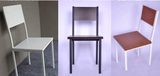 特价钢木椅子/现代时尚钢木结构/餐椅/折叠餐桌椅组合