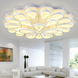 创意个性LED吸顶灯具 简约现代客厅灯大气卧室灯饰圆形浪漫孔雀灯