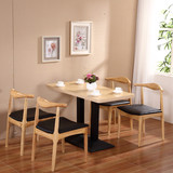 特价拆洗实木布艺餐椅酒店餐厅椅子饭店家用简约组装原木皮餐桌椅