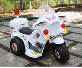 儿童电动车警车电动摩托车沙滩三轮车小孩四轮宝宝玩具车童车遥控