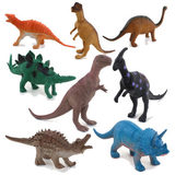 静态仿真恐龙模型儿童玩具套装塑胶料环保8件套装奥斯尼F283