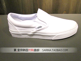 韩国代购直邮VANS专柜正品 懒人鞋男女鞋纯白色帆布鞋 VN-0EYEW00
