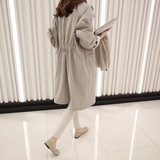 Dailylook韩国官网代购女装2016春装新款 简洁大方收腰风衣外套