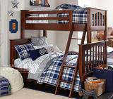 实木高架床 双层床 实木高低床宜家 实木子母床 桦木 水曲柳定制
