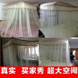 韩式方吊顶蚊帐家用蒙古包1.8m床公主风2宫廷1.2米双人2.2单门1.5