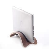 pro 笔记本电脑木质支架 立式底座收纳架子SaMDi苹果macbook air
