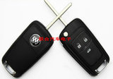 别克英朗GT XT遥控钥匙壳 英朗GT汽车钥匙外壳 别克3键折叠钥匙壳