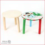 儿童大贸商 DIY手工白模填色彩绘凳子创意绘画 幼儿园 EF00522