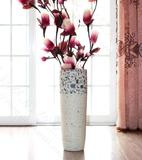 景德镇陶瓷器欧式客厅落地粗陶干花插花瓶家居装饰品创意艺术摆件