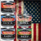 ●Mpet● 美国Evanger's伊凡斯原野系列无谷犬猫主食罐头170g*1个