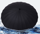 超大型户外庭院伞 休闲沙滩露天伞 太阳伞 白色油布伞