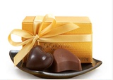 美国原装进口GODIVA歌帝梵金装软心巧克力朱古力2颗心月造型礼物