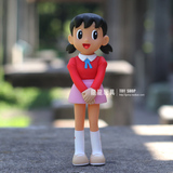 Doraemon哆啦A梦机器猫摆件 红色衣服源静香宜静小静公仔人偶摆件