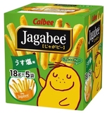 日本进口卡乐比calbee 淡盐味 薯条 5袋*18g入 原装新鲜  8月10日