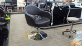 新款欧式美发椅子发廊剪发椅子理发店椅子理发椅子黑色美发椅子