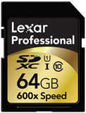 密封包装 雷克沙 Lexar SD SDXC 64G 600X C10 UHS-I 高速 内存卡