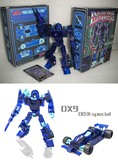 变形金刚玩具 DX9 G1形态 幻影 橡胶轮胎 蓝色 透明 限量版 现货