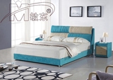 布床布艺床可拆洗简约现代1.5米1.8米卧室婚床双人小户型布艺软床