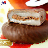 韩国进口零食品 美味夹心糕点/传统打糕 乐天名家巧克力打糕186g