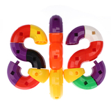 XINQI万通拼插积木幼儿园桌面玩具儿童益智玩具塑料积木拼装3-6岁
