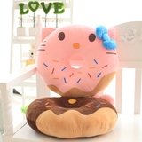 创意巧克力曲奇坐垫 猫咪坐垫 甜甜圈单孔坐垫 厚椅垫 屁屁垫包邮