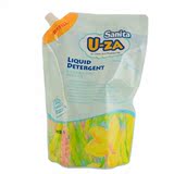 U-ZA婴儿浓缩型洗衣液补充装1000ml进口纯天然宝宝儿童衣物清洗剂
