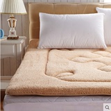 加厚榻榻米羊羔绒床垫学生宿舍垫被单双人1.5米1.8m软海绵床褥子