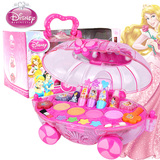 迪士尼公主儿童化妆品礼盒 儿童女孩彩妆公主彩妆玩具化妆车
