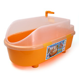 爱丽思宠物澡盆 浴缸bo800E 狗狗洗澡盆 橘黄色宠物清洁用品橙色