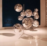 英国Tom Dixon镜面现代简约餐厅球形落地灯 客厅卧室创意落地灯