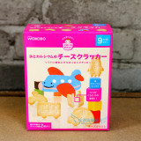日本进口 和光堂 高铁乳酪交通工具卡通饼干磨牙饼 婴幼儿辅食T22