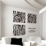 大型墙贴纸贴画卧室书房办公室斑马纹路抽象艺术个性墙壁装饰欧美