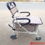 中老年休闲购物收纳座椅可折叠爬楼车载易存放助行拐杖休息多用车