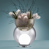 意大利Fontana Arte GIOVA现代简约水晶玻璃床头花瓶插花台灯进口