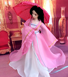 中国芭比古典美女正品心怡娃娃衣服古装飘逸仙女装 三件套