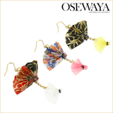 代购 osewaya  和风折纸扇子型耳环（单耳用）