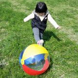 包邮正品INTEX三彩色海边沙滩充气球儿童戏水上玩具透明游泳玩耍