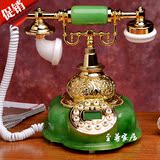 新款美式仿古电话机家用古董电话机复古座机时尚创意田园别墅电话